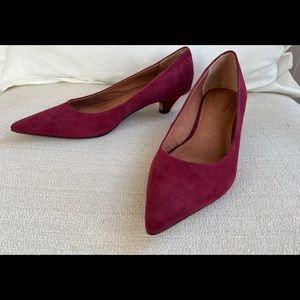 Corso Como “Macon” wine color suede pumps 9M New in box